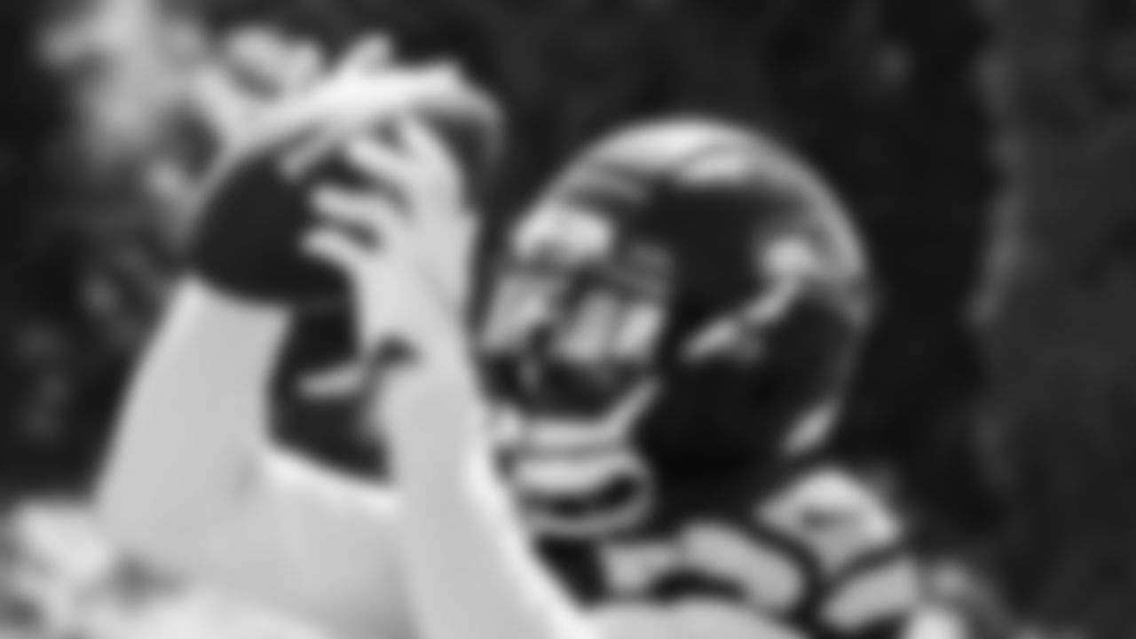 Seahawks wide receiver Marquez Valdes-Scantling (1) practiced on August 12, 2025 at the Virginia Mason Athletic Center.