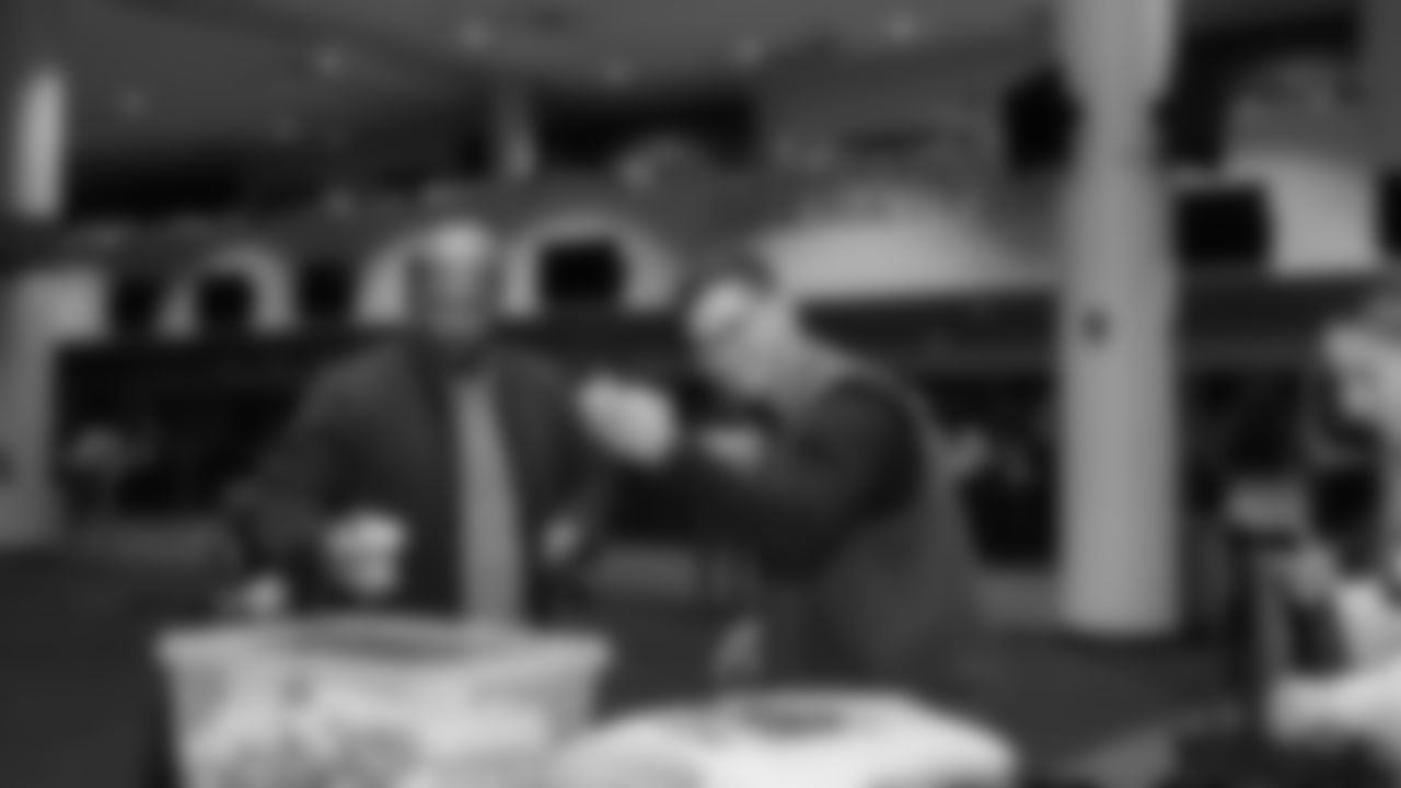 The Seahawks donated $2,500 to the Coast Guard Foundation and surprised 100 service members and their families with Seahawks talent and swag during their holiday event on December 11, 2025.