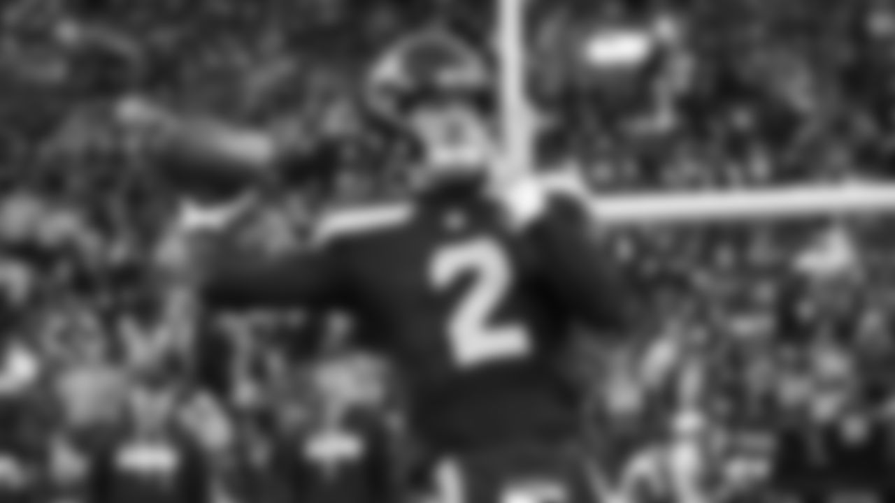 Seahawks quarterback Drew Lock (2) warms up at Lumen Field for the NFC divisional round game vs. the San Francisco 49ers on January 17, 2026.