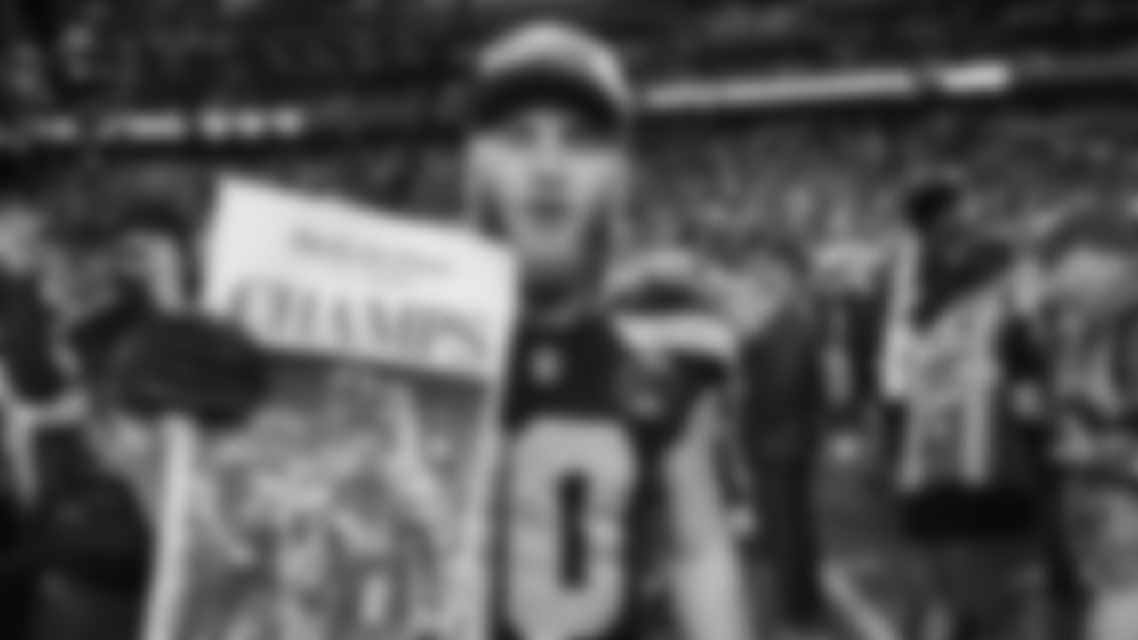 The Seahawks celebrated the 29-13 victory vs. the Patriots in Super Bowl LX.