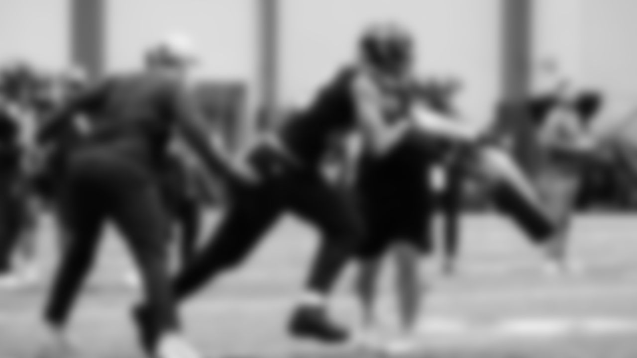 Seahawks tight end AJ Barner (88) practiced on Wednesday, December 10, 2025 at the Virginia Mason Athletic Center.