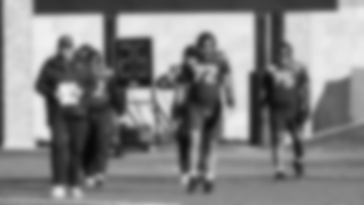 Seahawks tackle Abraham Lucas (72) practiced on Wednesday, January 21, 2026 at the Virginia Mason Athletic Center.