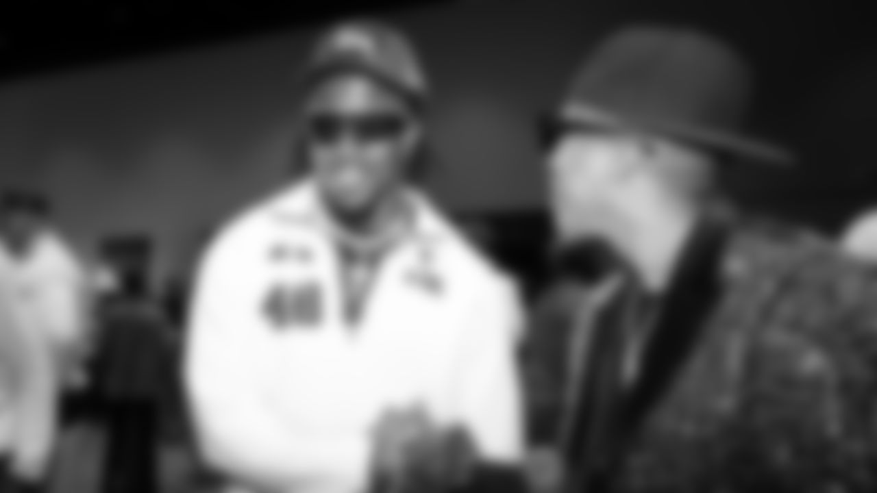 The Seattle Seahawks took part in 'Super Bowl Opening Night' on Monday, February 2 to kickoff Super Bowl LX week in the Bay Area.