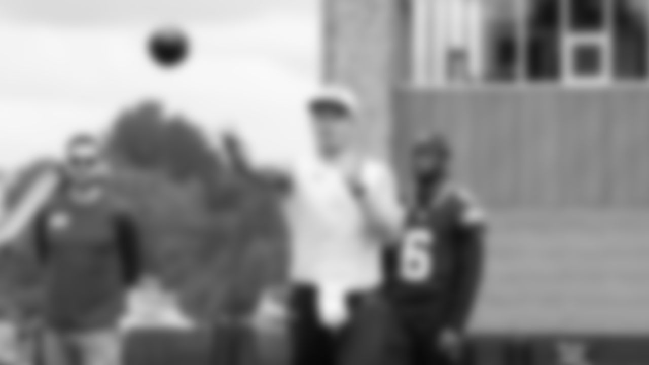 Seahawks quarterback Drew Lock (2) participated in a workout on May 21, 2025 at the Virginia Mason Athletic Center.