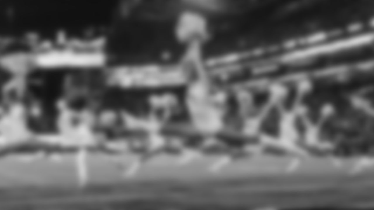 Seahawks dancers on week 7 vs. the Houston Texans on October 20, 2025.