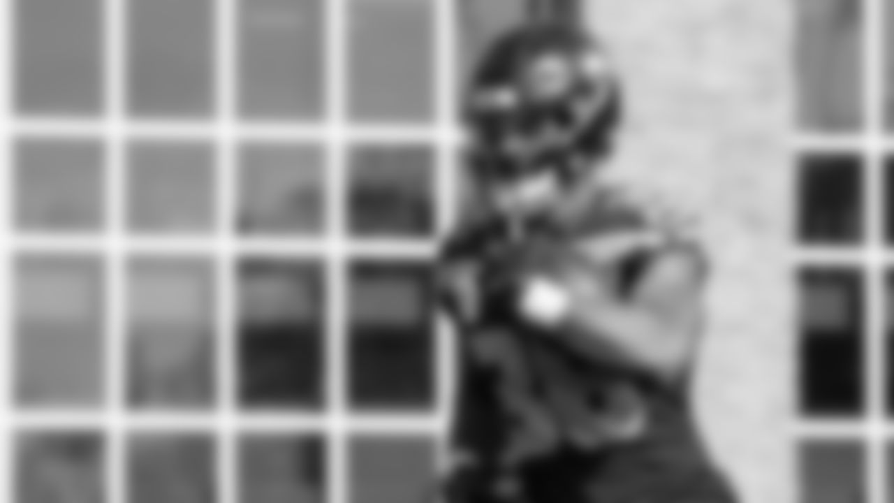 Seahawks running back George Holani (36) practiced on Friday, October 17, 2025 at the Virginia Mason Athletic Center.