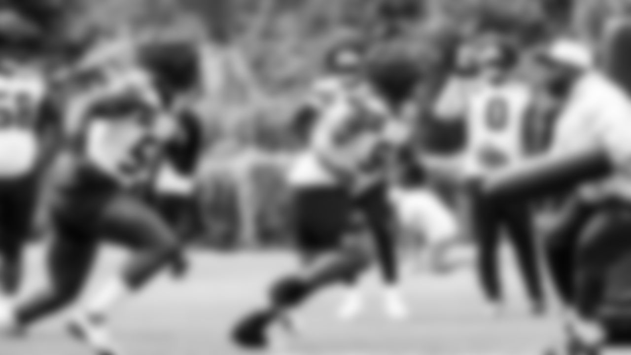 Seahawks defensive tackle Byron Murphy II (91) practiced on day three of training camp on July 25, 2025 at the Virginia Mason Athletic Center.