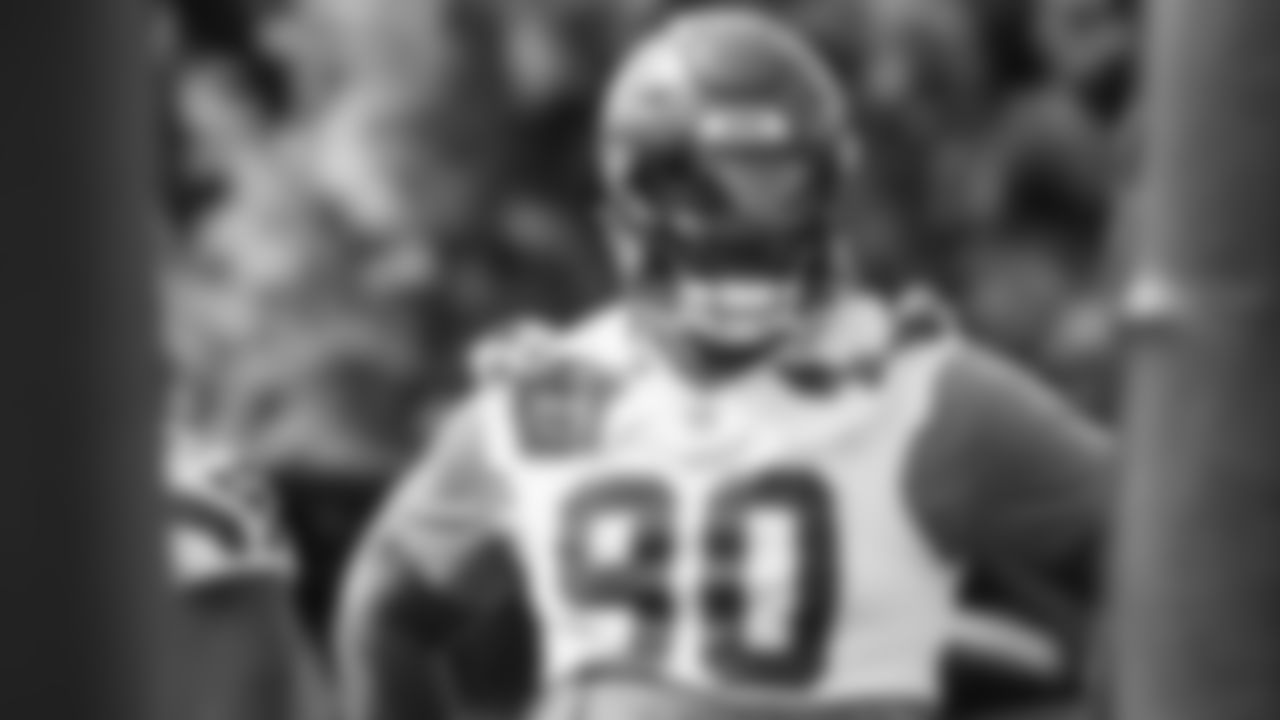 Seahawks defensive tackle Jarran Reed (90) practiced on September 5, 2025 at the Virginia Mason Athletic Center.