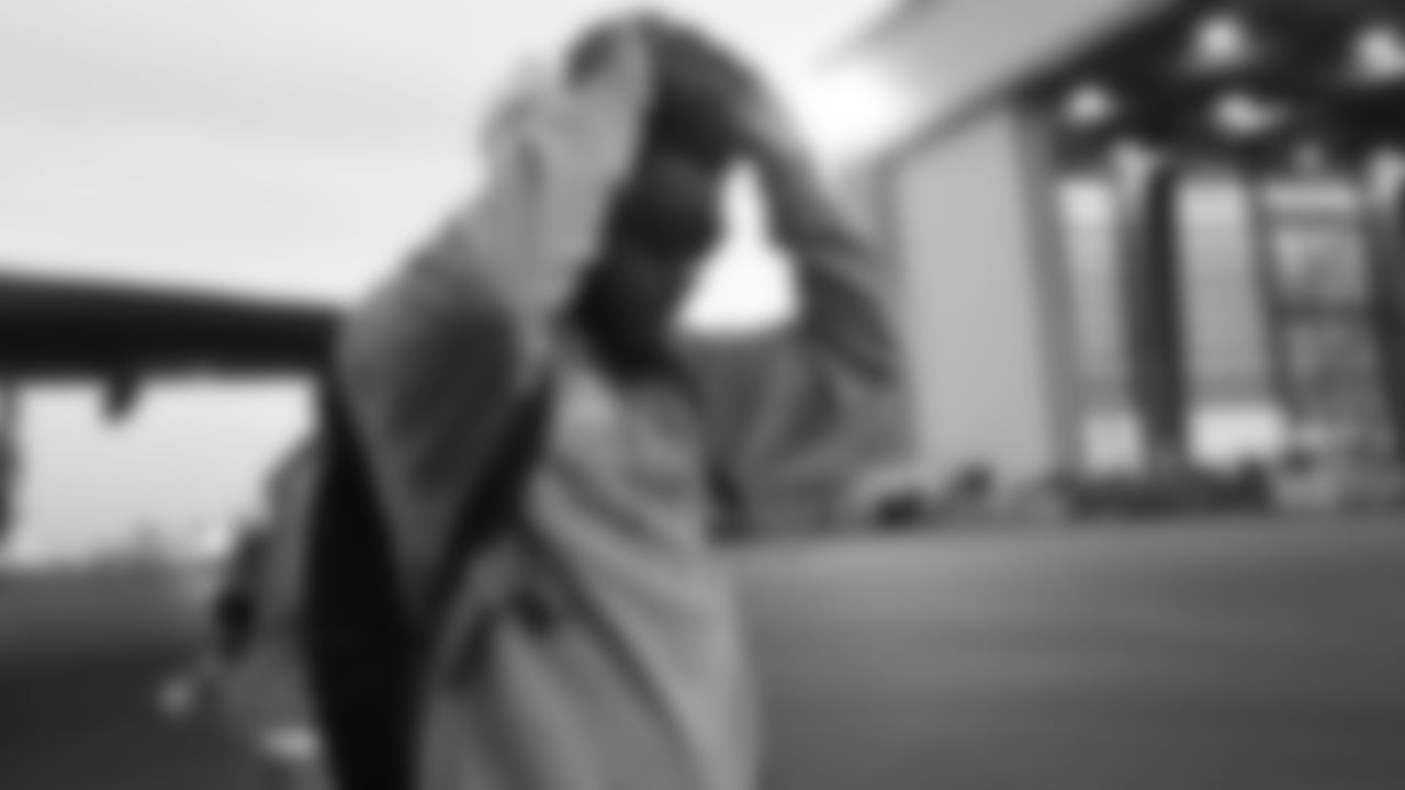 Seahawks cornerback Devon Witherspoon (21) arrived in the Bay Area on Sunday, February 1, 2026.