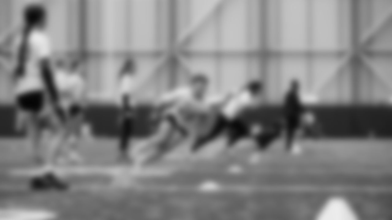 The Seahawks hosted the USA Football Talent ID Camp on February 21, 2026 at the Virginia Mason Athletic Center.