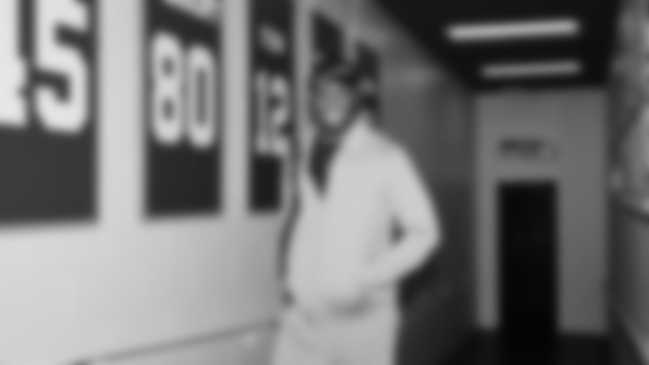 Seahawks quarterback Jalen Milroe (6) arrived at Lumen Field for the Week 15 matchup vs. the Indianapolis Colts.