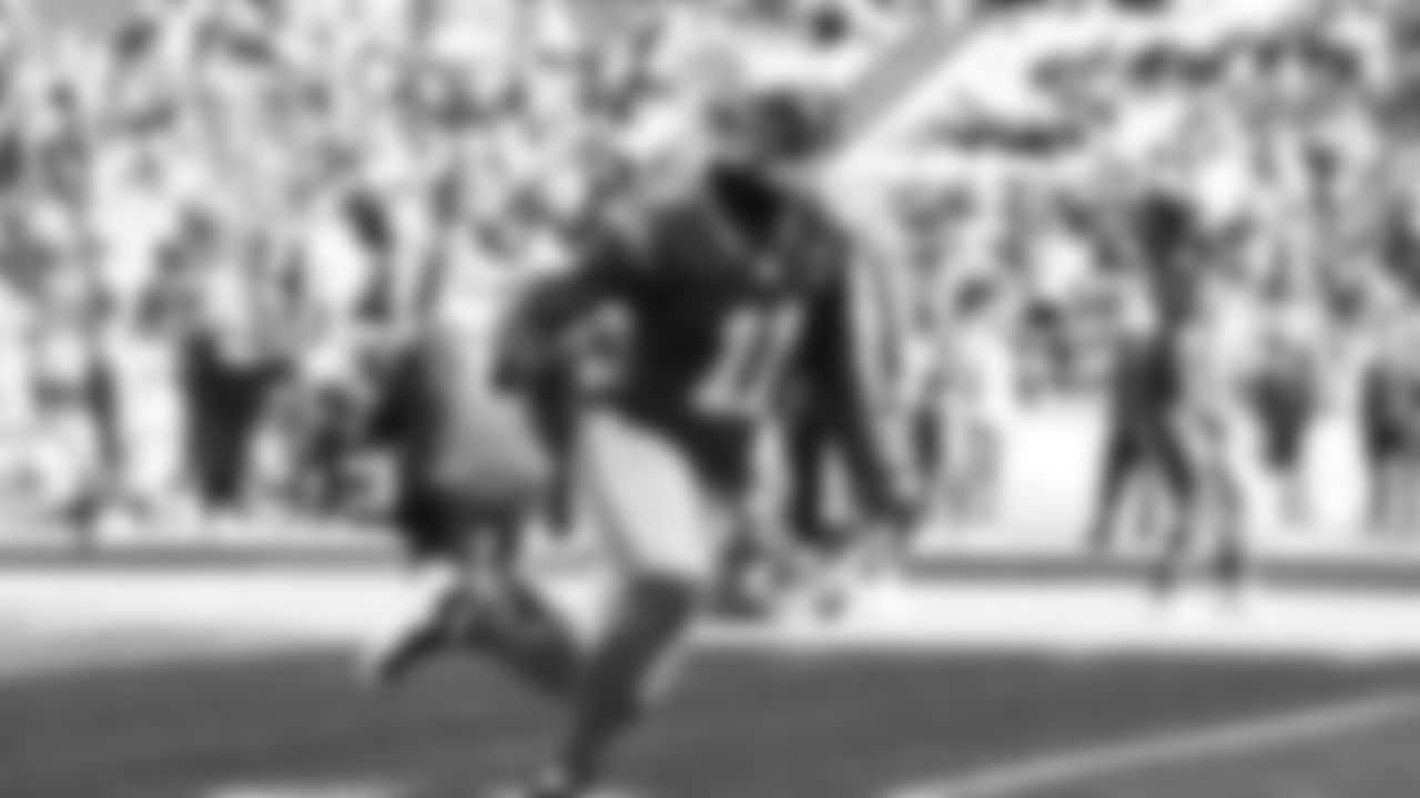 Seahawks wide receiver Jaxon Smith-Njigba (11) warms up at Lumen Field for the Week 13 matchup vs. the Minnesota Vikings.