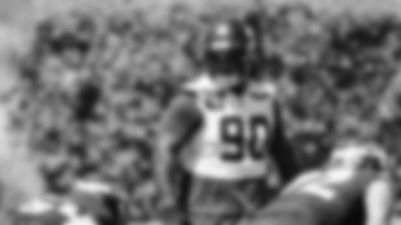 Seahawks defensive tackle Jarran Reed (90) participated in a workout on day one of minicamp on Tuesday, June 10, 2025 at the Virginia Mason Athletic Center.