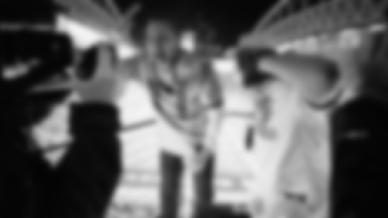 Seahawks Legends Chad Brown and Darrell Jackson raise the flag before the Week 16 Rivalries matchup against the Rams on December 18th, 2025