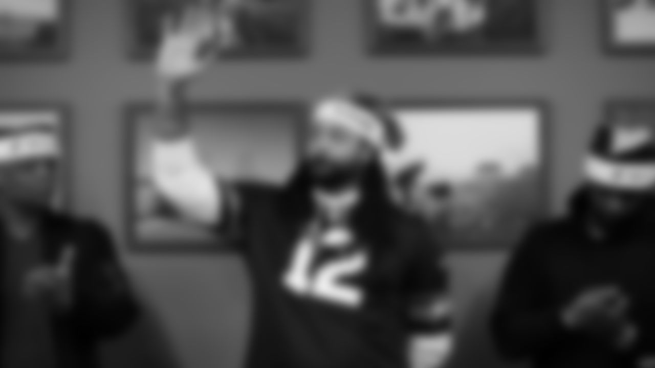 Seahawks Legends hosted a holiday event at the Virginia Mason Athletic Center on December 10, 2025.