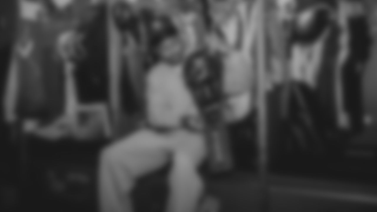 The Seahawks cleaned out the locker room following the end of the 2026 and brought out the championship belt to celebrate their Super Bowl LX victory.