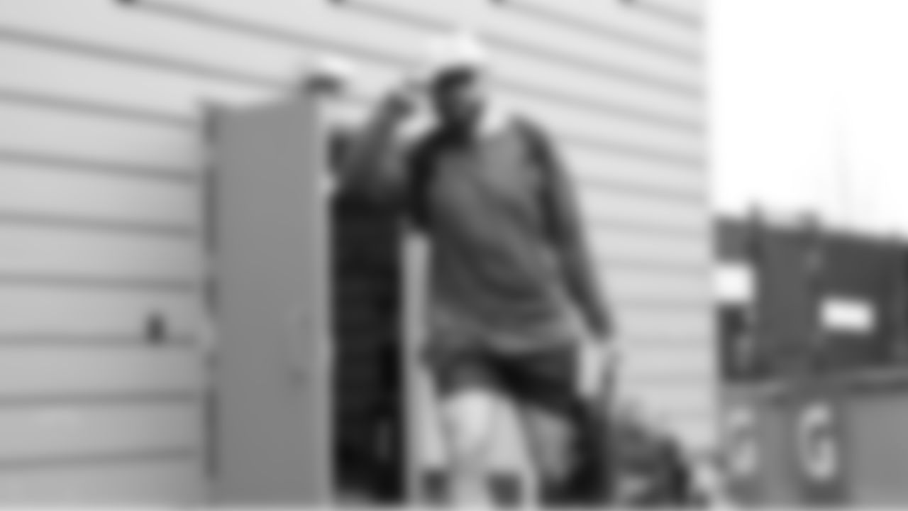 Seahawks fullback Brady Russell (38) departed the Virginia Mason Athletic Center on Saturday, November 15, 2025 for the Week 11 trip to Los Angeles.