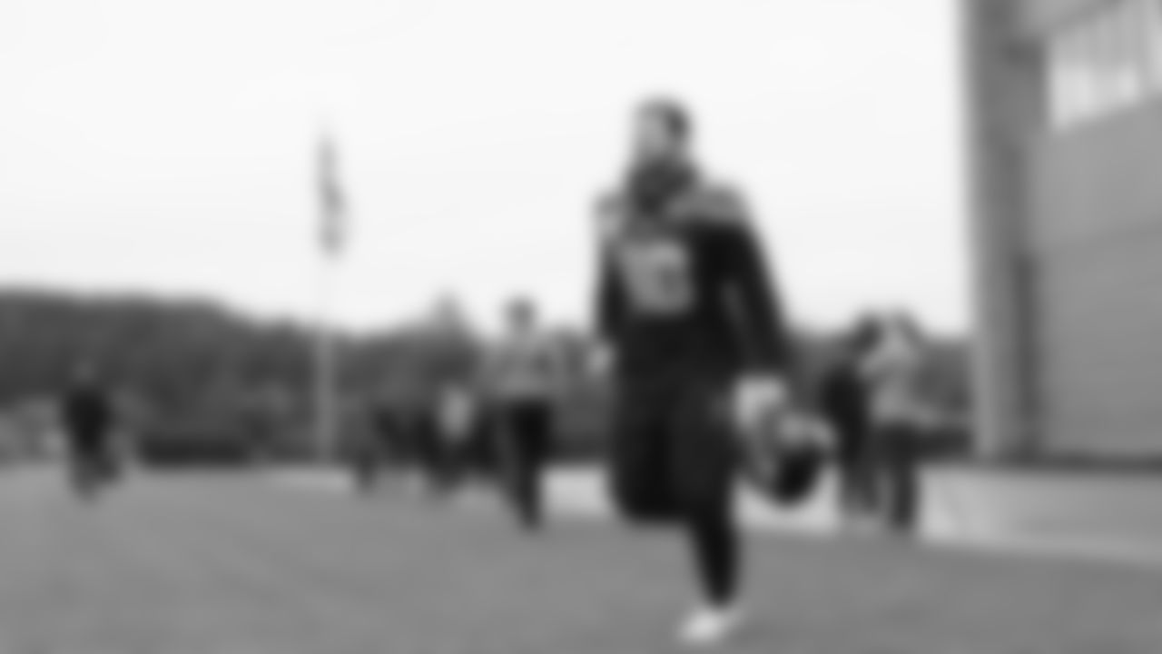 Seahawks fullback Robbie Ouzts (40) practiced on Friday, January 30, 2026 at the Virginia Mason Athletic Center.