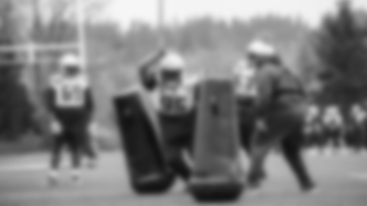 Seahawks nose tackle Brandon Pili (95) practiced on Wednesday, November 26, 2025 at the Virginia Mason Athletic Center.