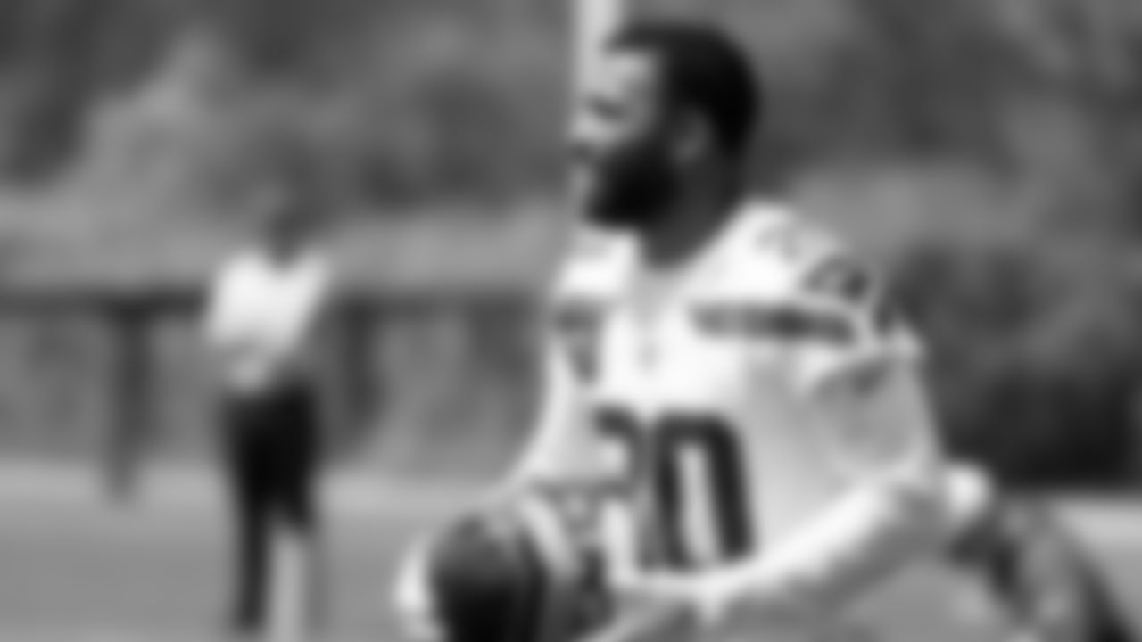 Seahawks safety Julian Love (20) participated in a workout on day two of minicamp on Wednesday, June 11, 2025 at the Virginia Mason Athletic Center.