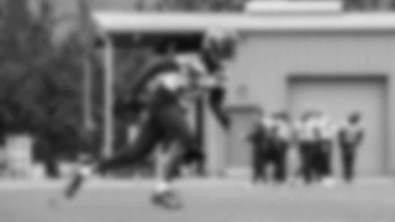 Seahawks cornerback Riq Woolen (27) practiced on Thursday, January 15, 2026 at the Virginia Mason Athletic Center.