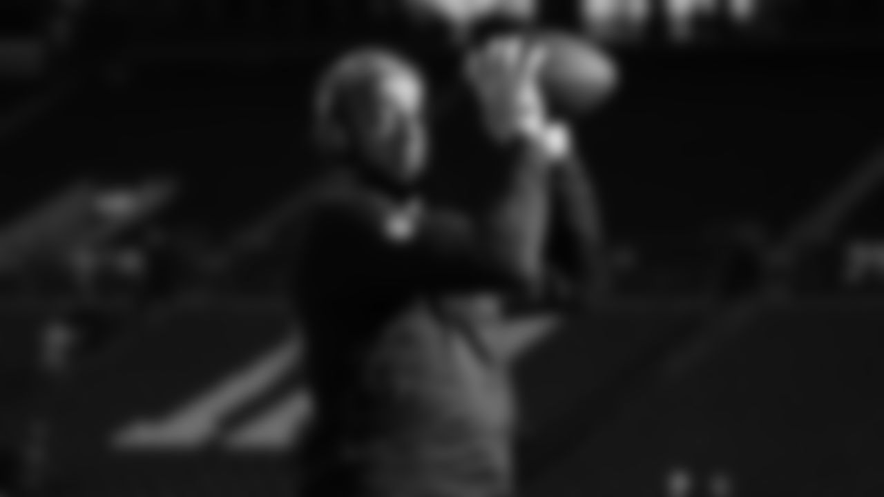 Seahawks wide receiver Cody White (82) warms up at Lumen Field for the Week 10 matchup vs. the Arizona Cardinals.