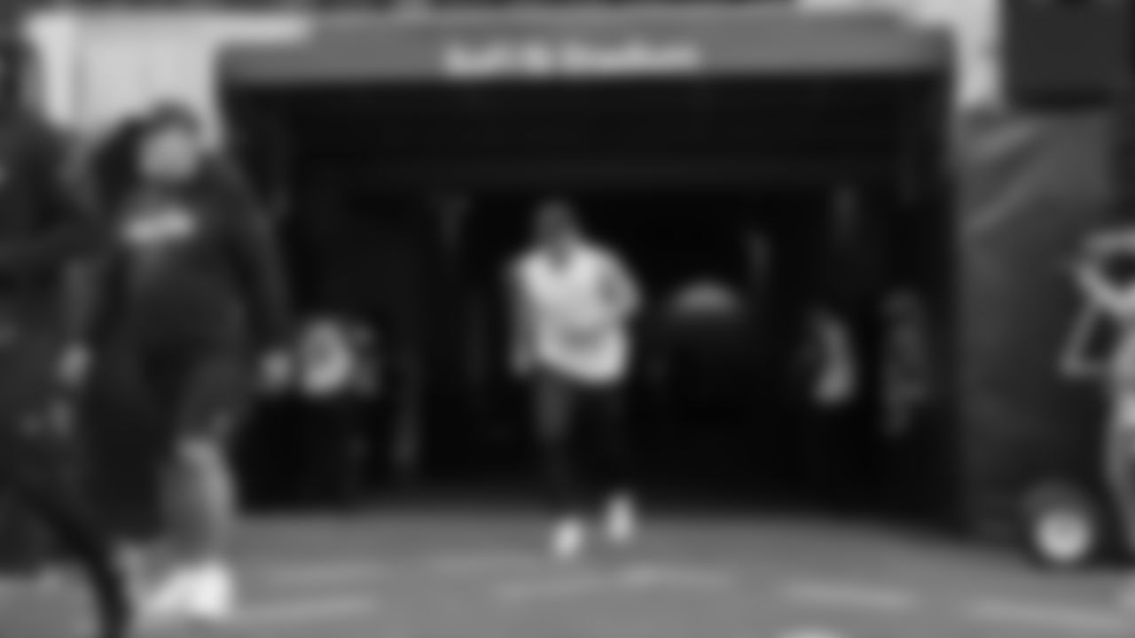 Seahawks wide receiver Cooper Kupp (10) during pregame warmups at SoFi Stadium for the Week 11 matchup at the L.A. Rams.