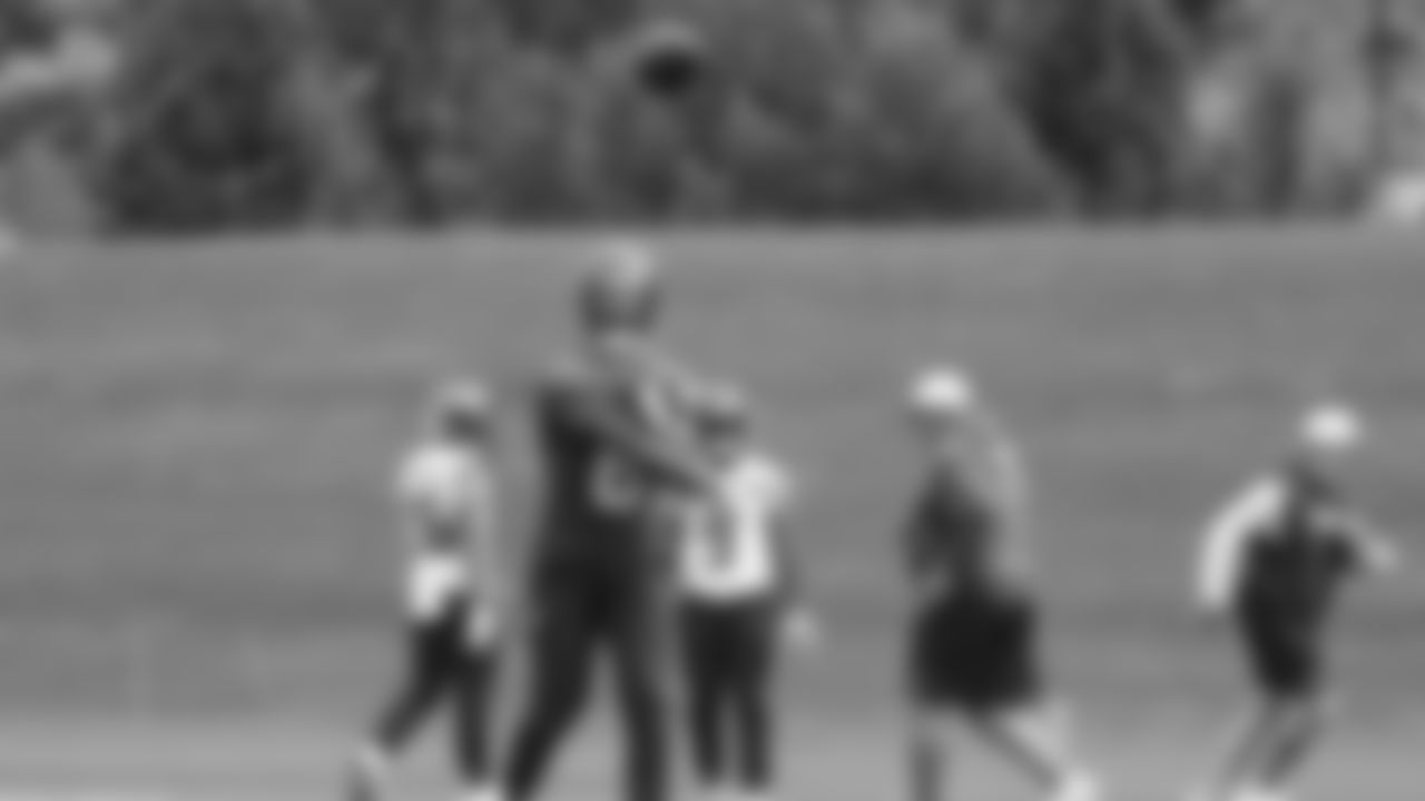 Seahawks quarterback Jalen Milroe (6) practiced on September 12, 2025 at the Virginia Mason Athletic Center.