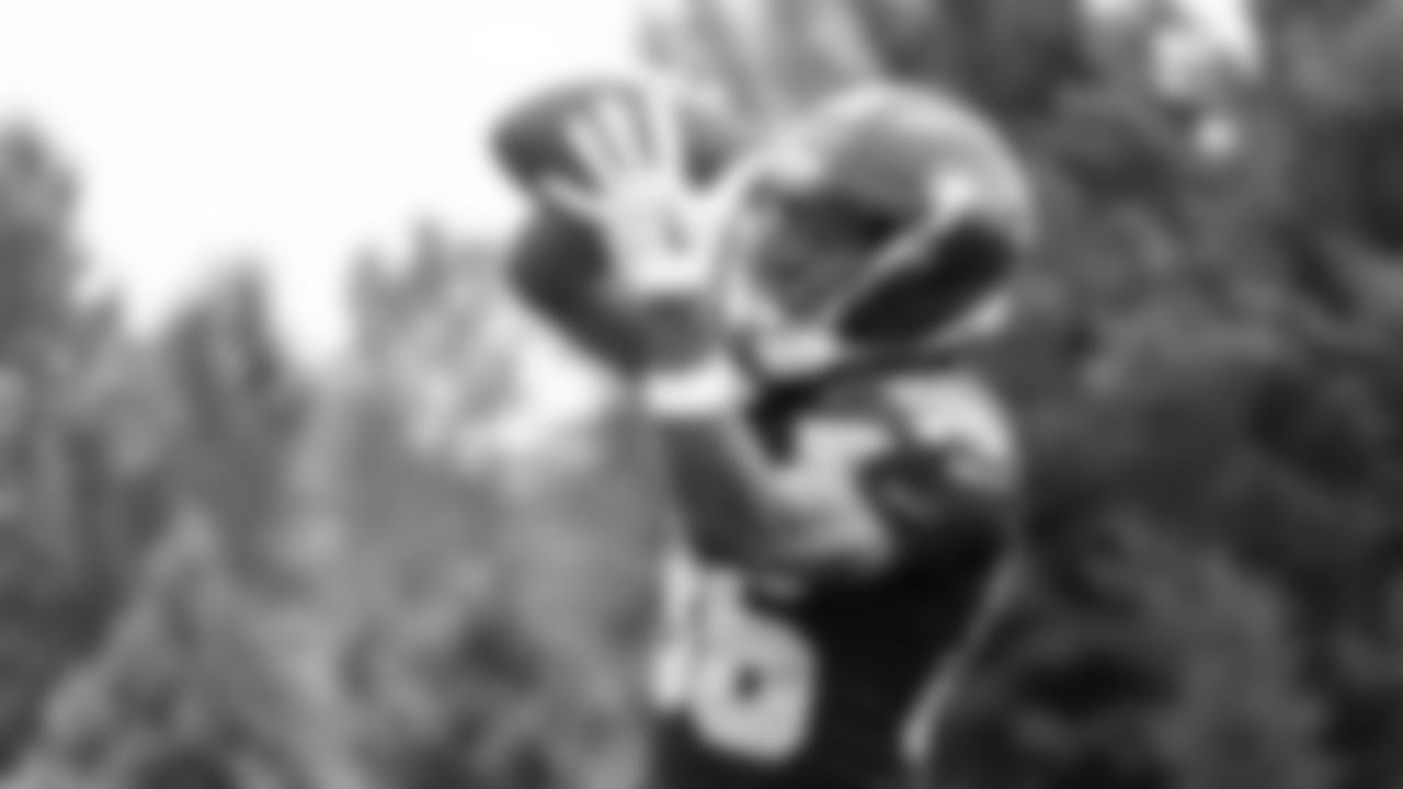 Seahawks wide receiver Ricky White III (86) practiced on day four of training camp on July 26, 2025 at the Virginia Mason Athletic Center.