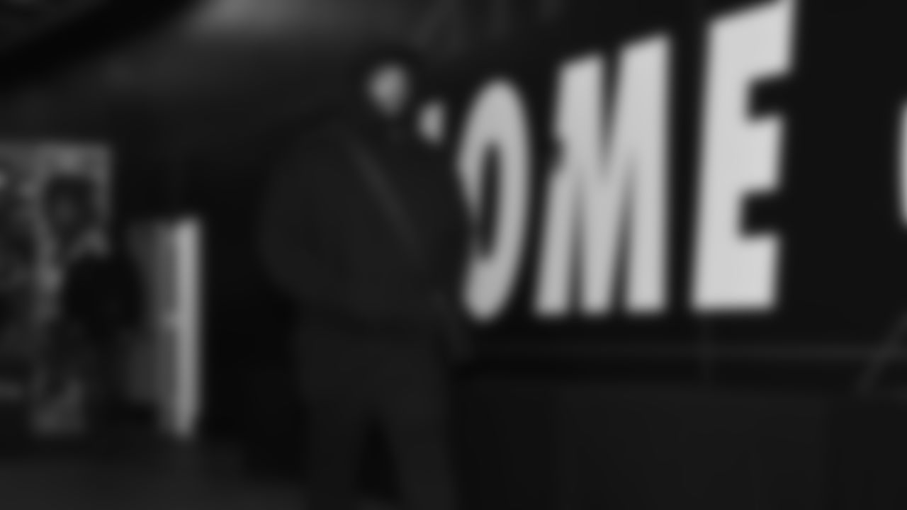 Seahawks tackle Josh Jones (74) arrived at Lumen Field for the Week 16 matchup vs. the L.A. Rams.