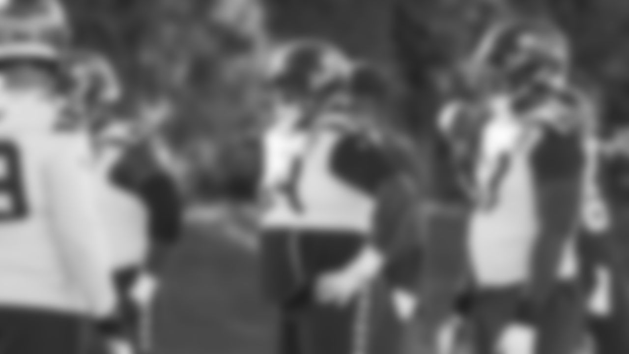 Seahawks guard Christian Haynes (64) practiced on Wednesday, November 19 at the Virginia Mason Athletic Center.