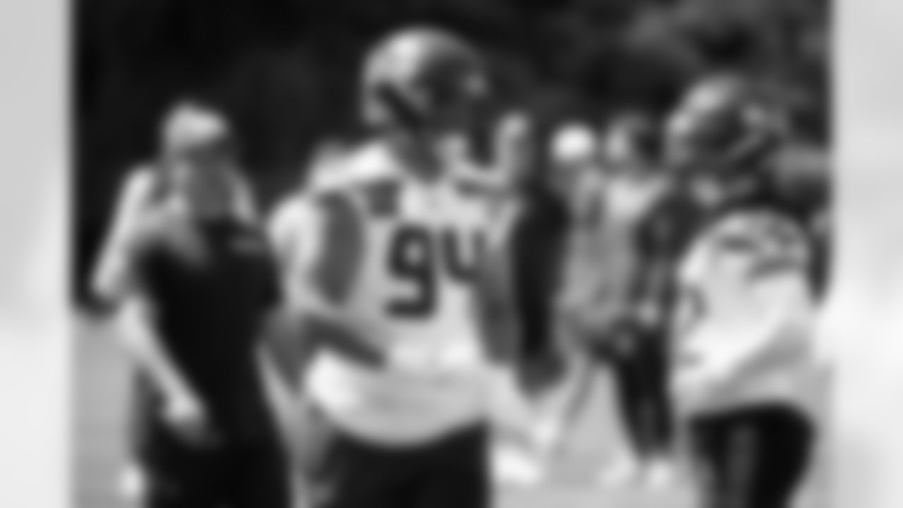 Seahawks defensive end Mike Morris (94) participated in the Seahawks 2025 offseason workout program.