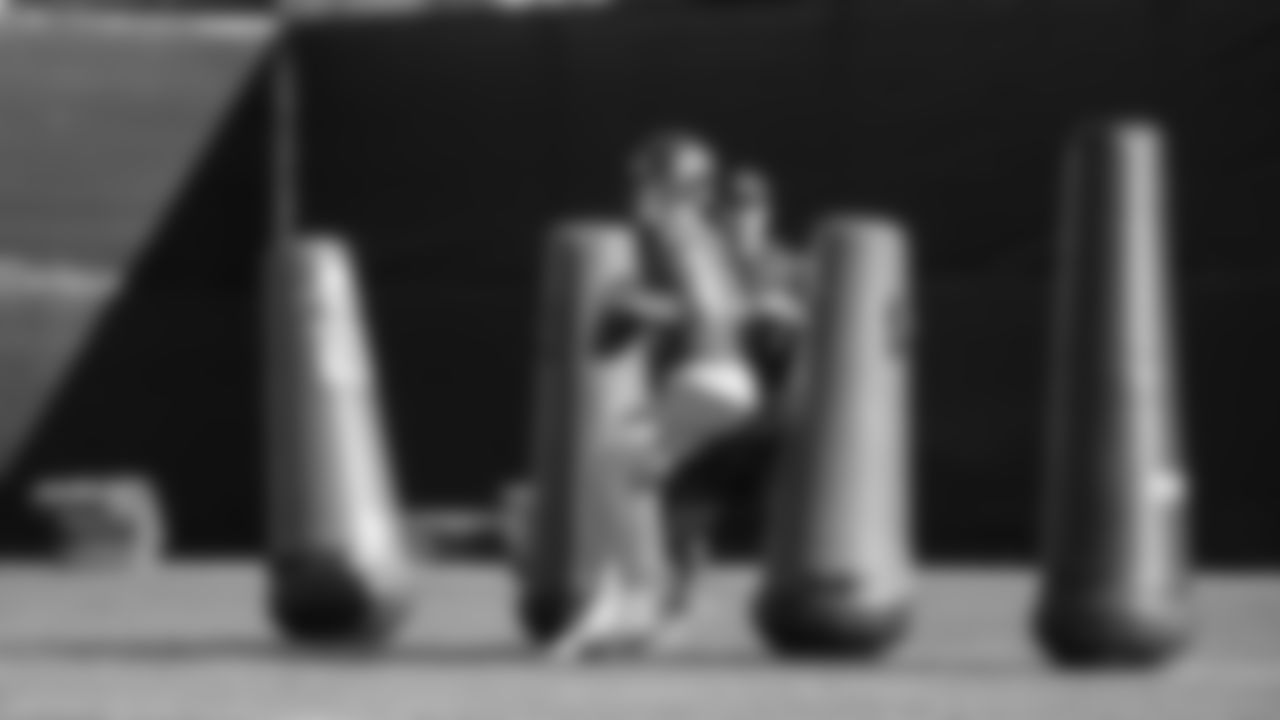 Seahawks quarterback Drew Lock (2) practiced on February 5, 2026 in San Jose, California.