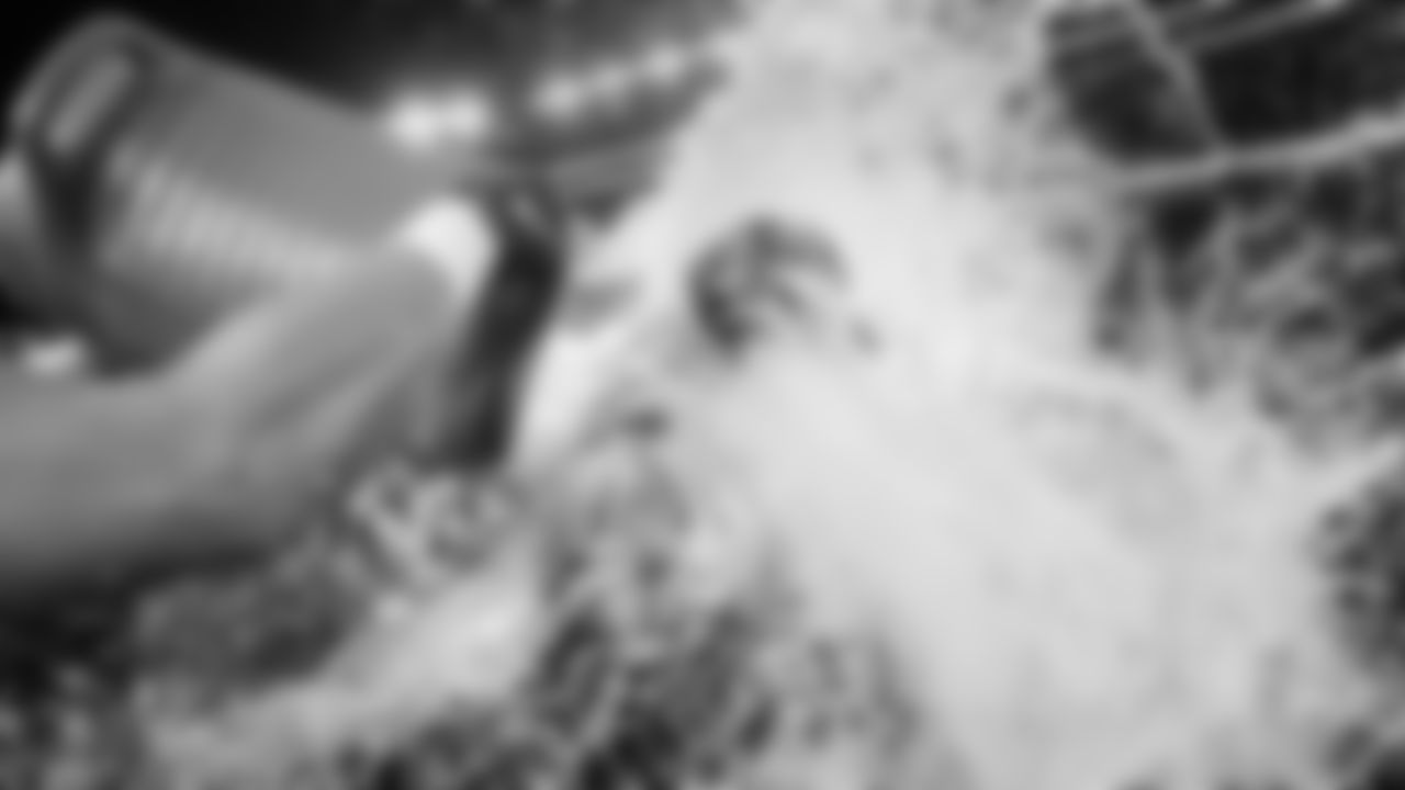 Seahawks head coach Mike Macdonald gets the traditional Gatorade bath after his team won the Super Bowl over the New England Patriots.