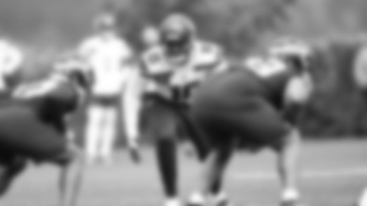 Linebacker Steve Linton (10) practiced on day two of rookie minicamp on May 3, 2025 at the Virginia Mason Athletic Center.