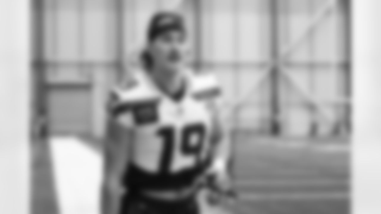 Seahawks wide receiver Jake Bobo (19) practiced at the Virginia Mason Athletic Center on Thursday, January 2, 2025.