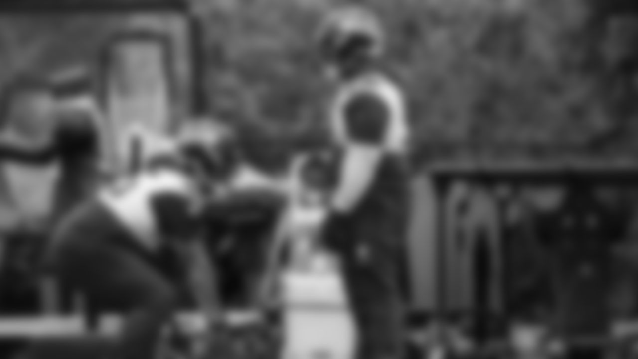 Seahawks defensive tackle Byron Murphy II (91) and nose tackle Brandon Pili (95) practiced on Thursday, January 15, 2026 at the Virginia Mason Athletic Center.