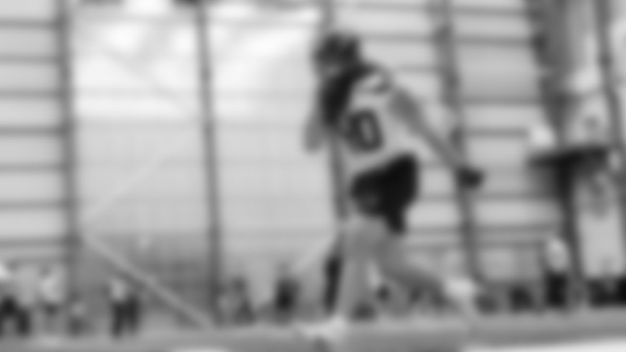 Seahawks fullback Robbie Ouzts (40) practiced on Friday, November 14, 2025 at the Virginia Mason Athletic Center.