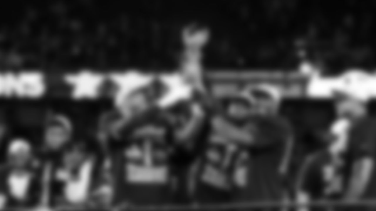 The Seahawks celebrated the 29-13 victory vs. the Patriots in Super Bowl LX.