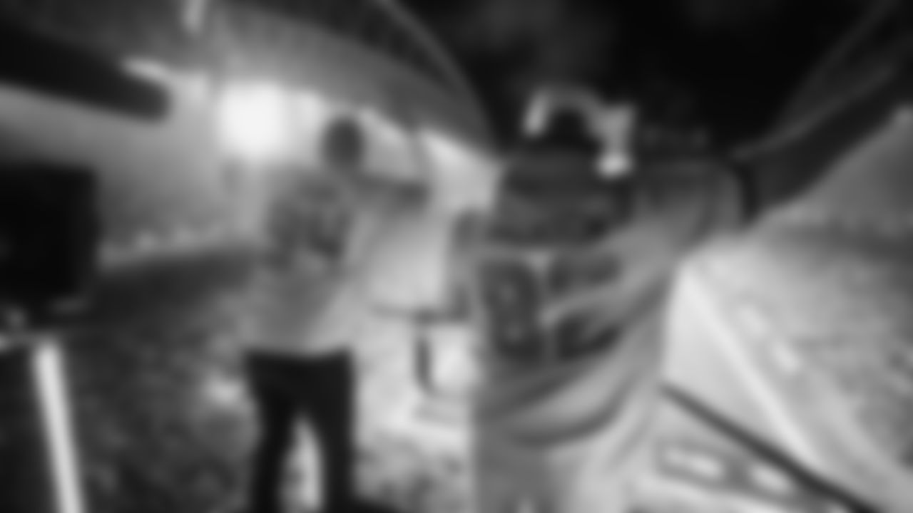 Seahawks Legends Chad Brown and Darrell Jackson raise the flag before the Week 16 Rivalries matchup against the Rams on December 18th, 2025