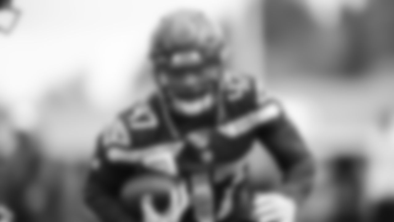 Linebacker Alphonzo Tuputala (47) practiced on day two of rookie minicamp on May 3, 2025 at the Virginia Mason Athletic Center.