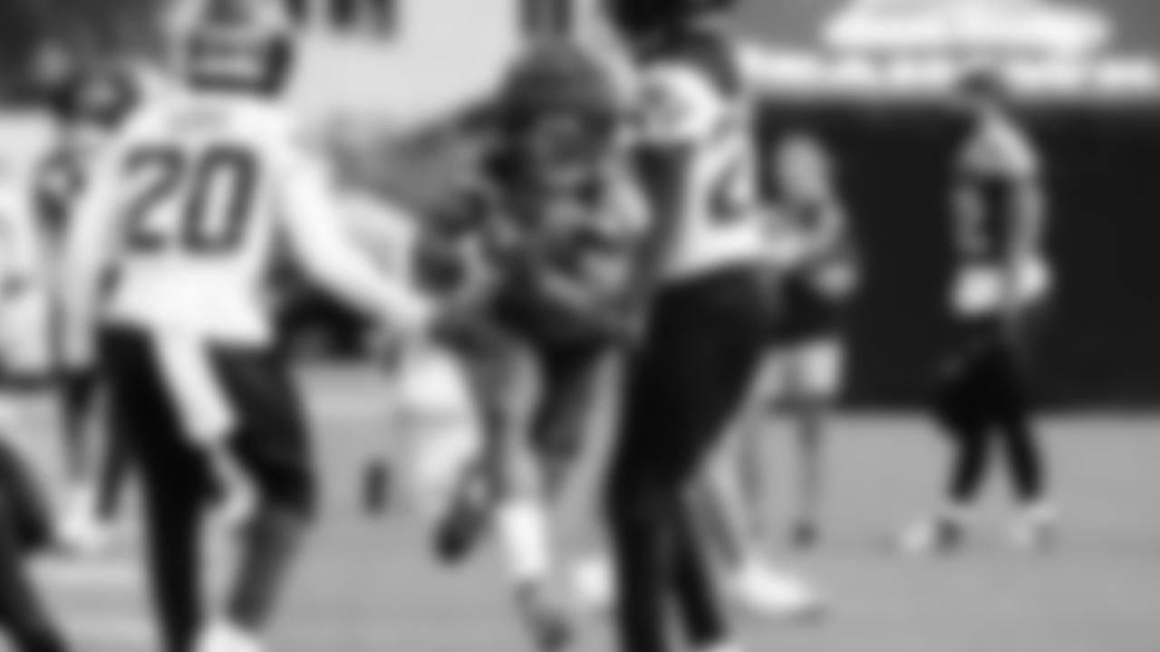 Seahawks running back Kenneth Walker III (9) practiced on August 17, 2025 at the Virginia Mason Athletic Center.