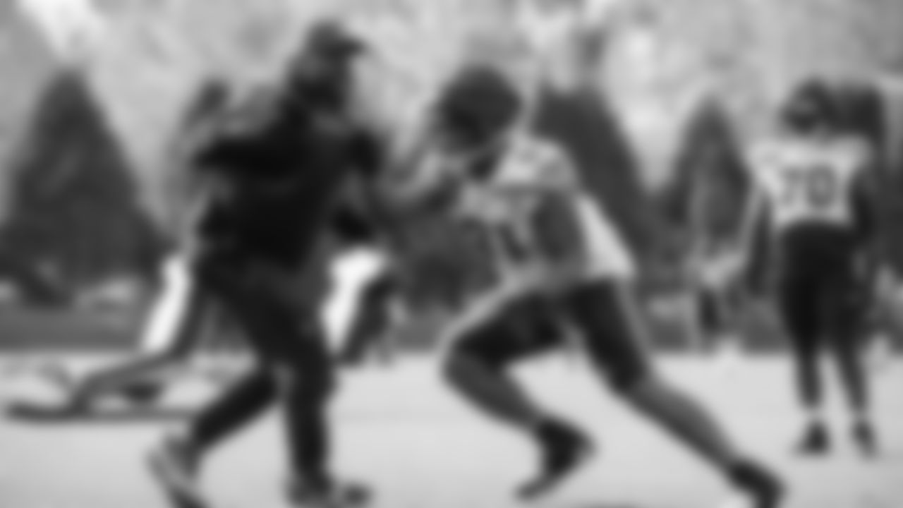 Seahawks defensive tackle Byron Murphy II (91) practiced on Wednesday, October 29, 2025 at the Virginia Mason Athletic Center.