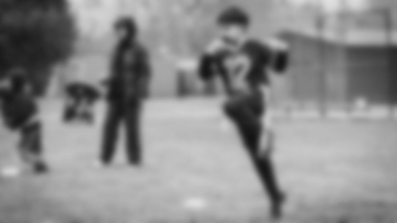 The Seahawks hosted a flag football clinic with NFL FLAG Vancouver at Unwin Park in Surrey, BC on Saturday, November 15, 2025.