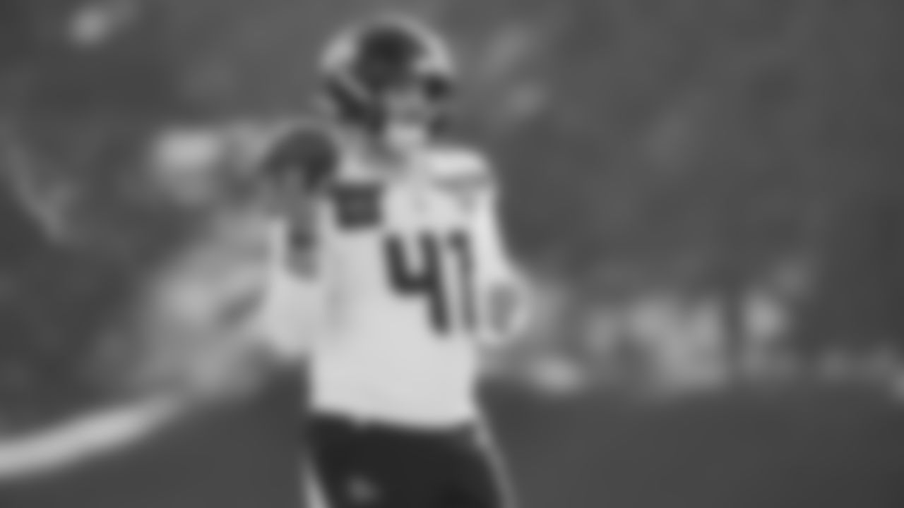 Seahawks long snapper Chris Stoll (41) practiced on Wednesday, December 31, 2025 at the Virginia Mason Athletic Center.