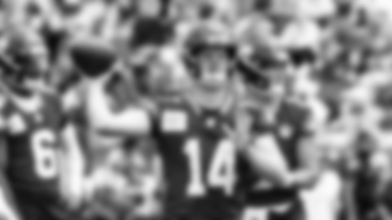 Seahawks quarterback Sam Darnold (14) practiced on day three of training camp on July 25, 2025 at the Virginia Mason Athletic Center.