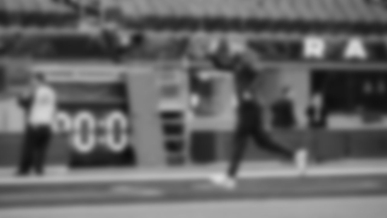 Seahawks wide receiver Cooper Kupp (10) during pregame warmups at SoFi Stadium for the Week 11 matchup at the L.A. Rams.