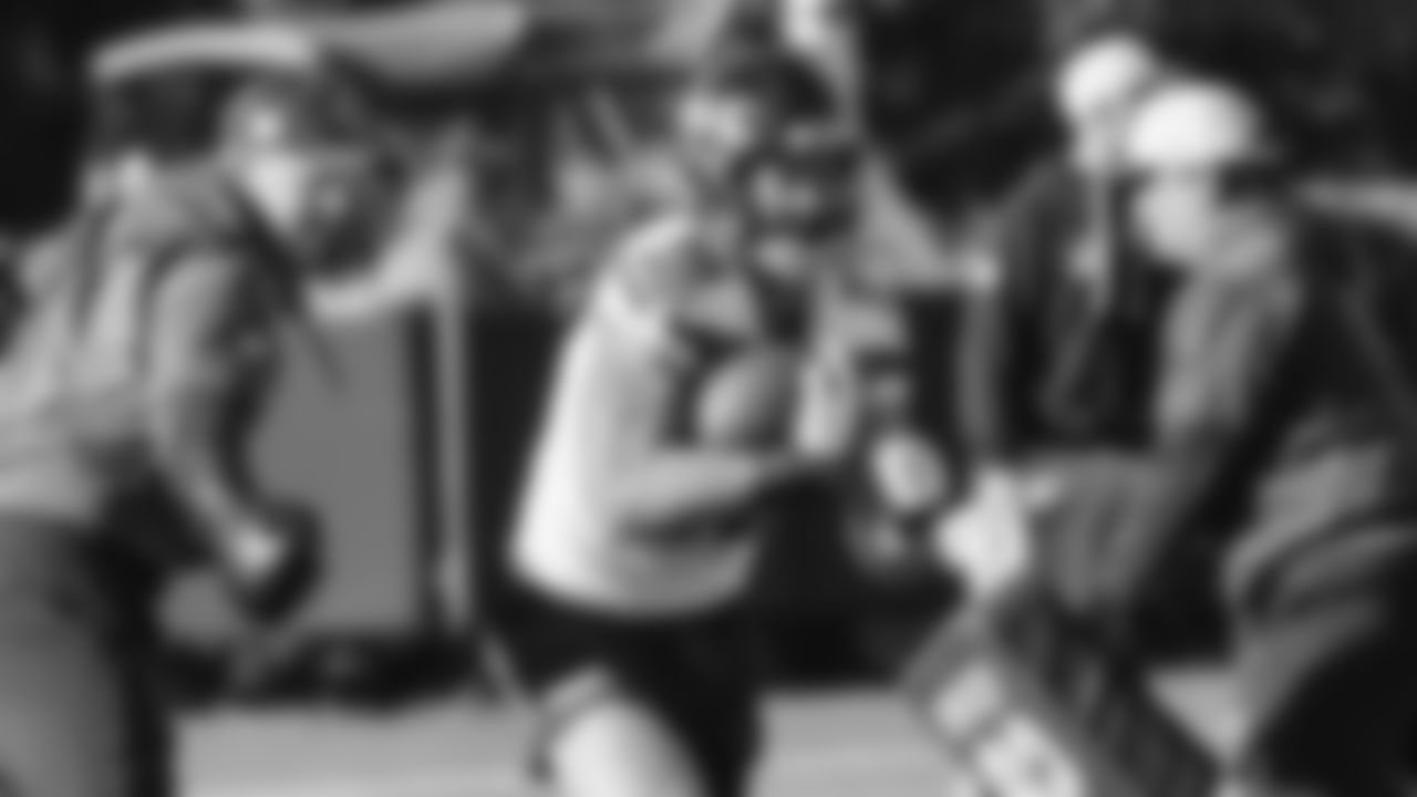 Seahawks fullback Brady Russell (38) practiced on Wednesday, November 19 at the Virginia Mason Athletic Center.