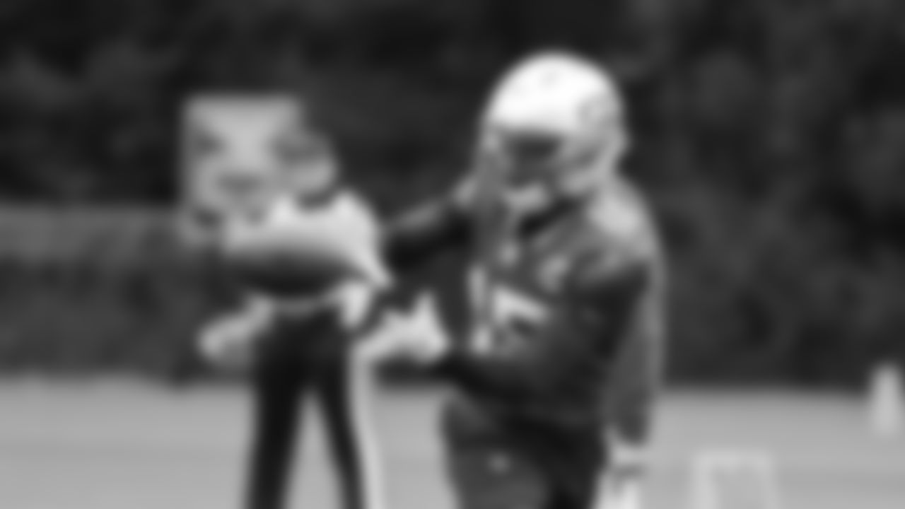 Seahawks wide receiver Tory Horton (15) practiced on Thursday, October 30, 2025 at the Virginia Mason Athletic Center.