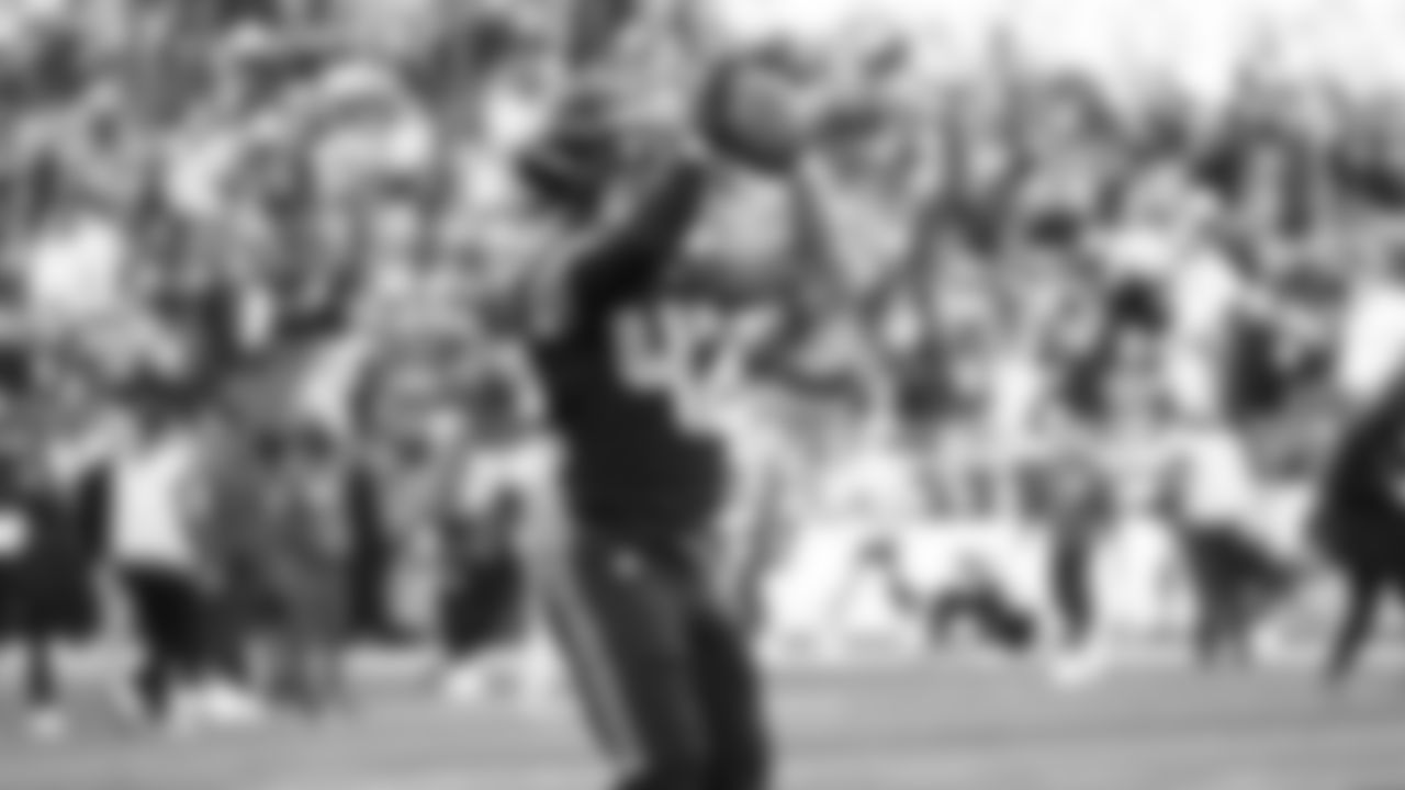 Seahawks linebacker Drake Thomas (42) warms up at Lumen Field for the NFC Championship game vs. the Los Angeles Rams on Sunday, January 25, 2026.